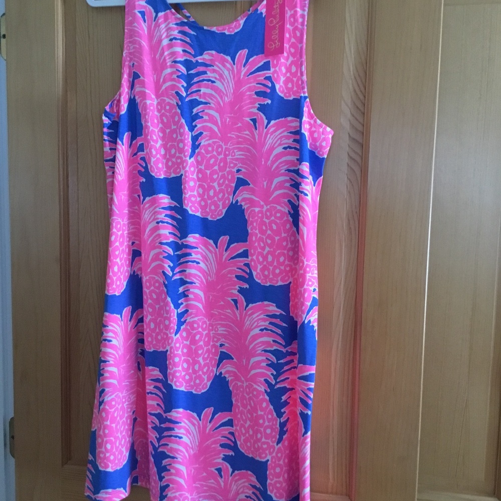 Lily Pulitzer Sundress   Size XL Pink Floral